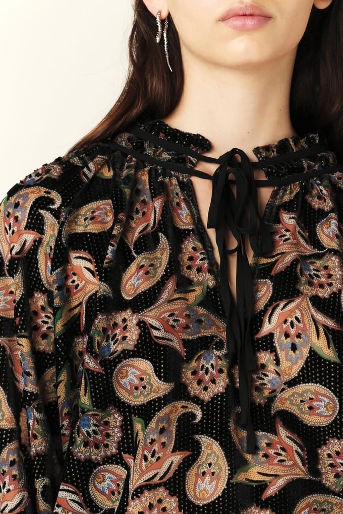 BA&SH Long Sleeves Blouse Black Maat: XS | Longsleeves Outlet | Dames | Zwart
