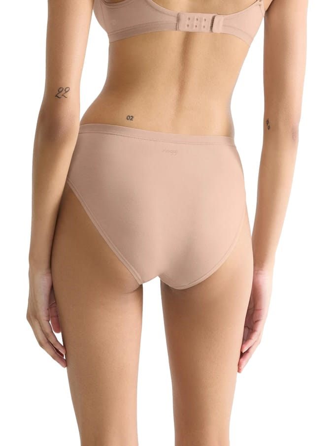 Slip met elastische tailleband, model 'GO DAILY COTTON'
