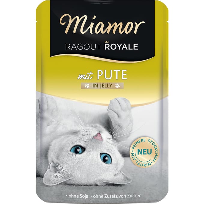 22x100g Ragout Royale Kalkoen Miamor Kattenvoer