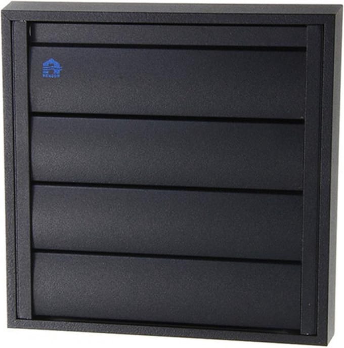 DAMPKAPROOSTER 433 (173X173) RAL 9005 ZWART