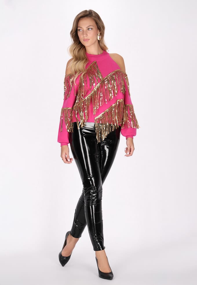 Faina Jumper Dames fuchsia