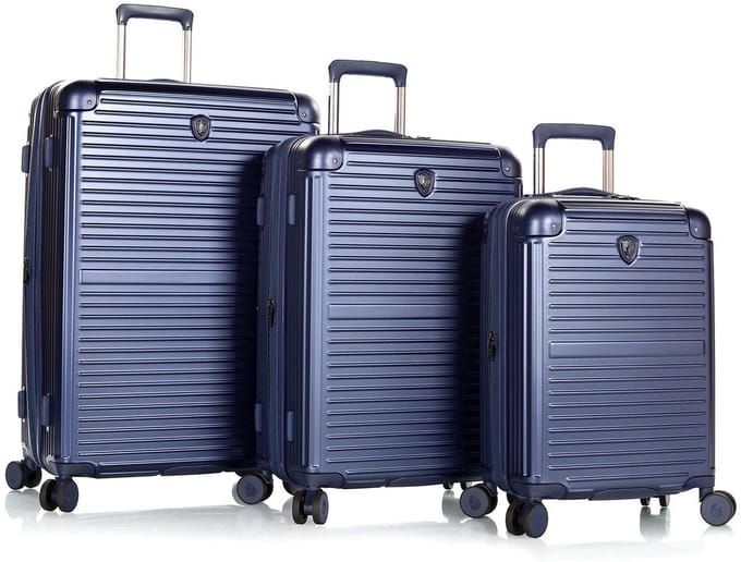 HEYS trolley Cruze 3pc Set Navy donkerblauw 77cm