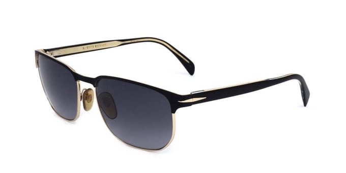 David Beckham DB 1131/S Matte black gold 59/18/145 MAN Zonnebrillen