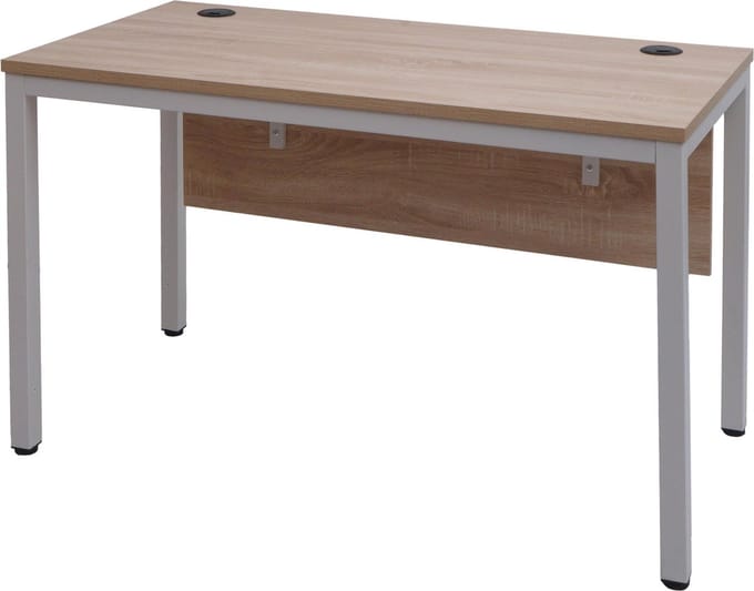 Bureau MCW-E94, bureau computer 120x60cm ~ naturel-wit