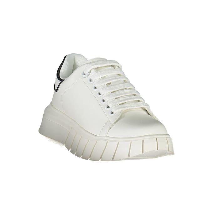 Gaelle Paris Witte Polyurethaan Dames Sneakers