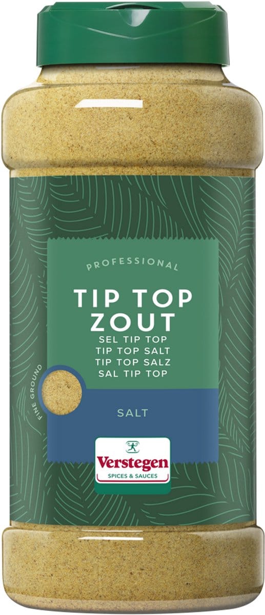 Verstegen - Tip Top zout fijn - Pure - Strooibus large - Peper & zout - 950g