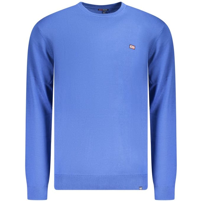 Noorwegen 1963 Blauwe Katoenen Herentrui