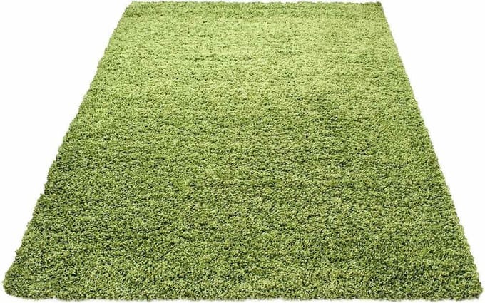 Hoogpolig vloerkleed Life - groen - 200x290 cm