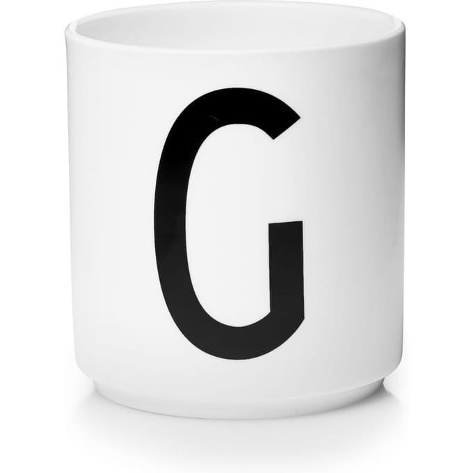DESIGN LETTERS - Personal beker porselein  - wit - G