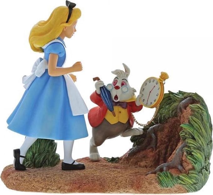 Disney beeld - Enchanting collectie - Mr Rabbit, Wait! - Alice in Wonderland