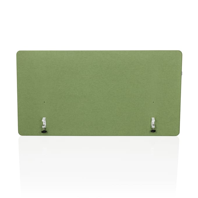 Akoestische tafelscheidingswand FLEXMIUT D1 120 cm groen hjh OFFICE