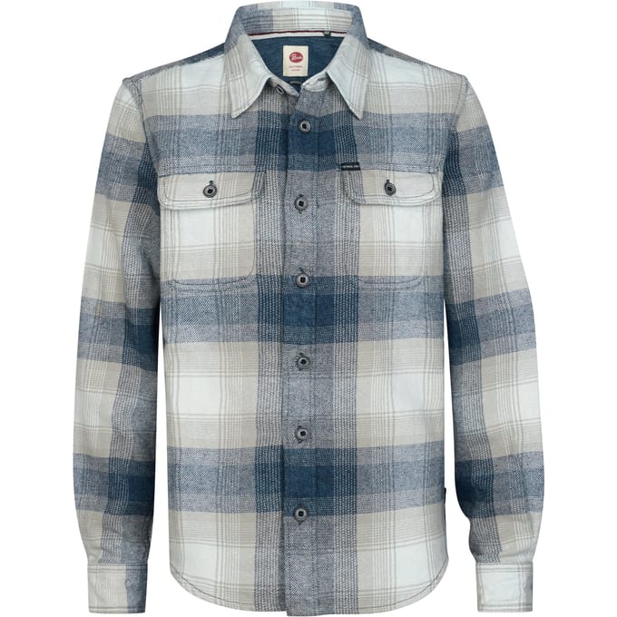 Petrol Industries - Jongens Geruit overhemd ironhaven - Blauw - Maat 140