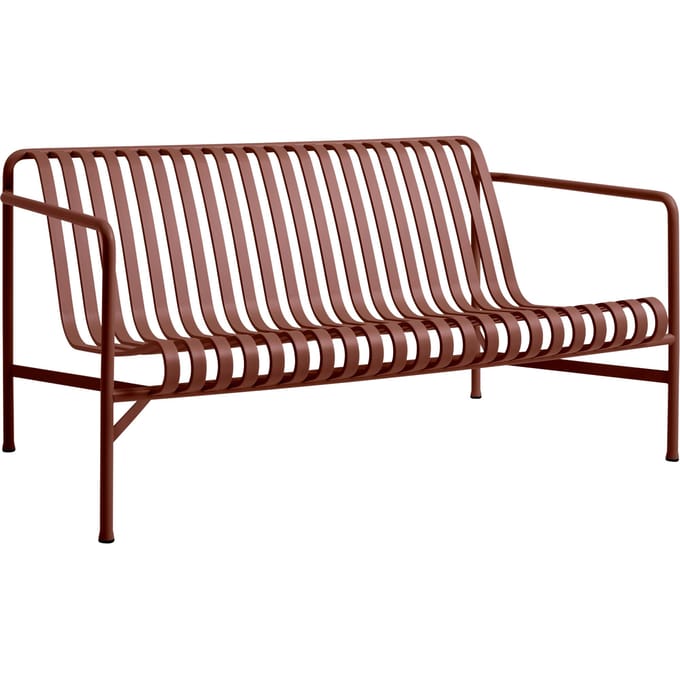 HAY Palissade Lounge sofa - iron red