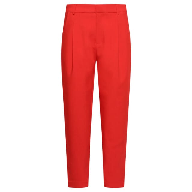 Smashed Lemon Elegante pantalon met plooi en hoge taille |