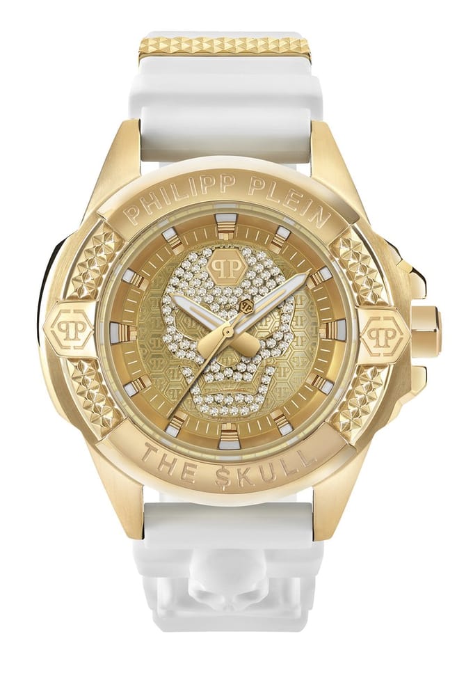Philipp Plein PWAAA1221 The Skull Herenhorloge 44mm goud