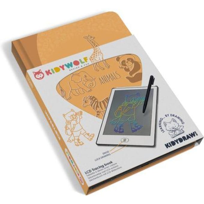 Kidywolf Kidydraw Mini Tekentablet - Dieren thema - Educatief - 4+ jaar