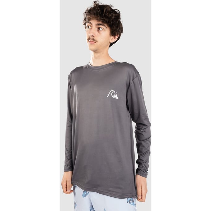 Quiksilver DNA Bubble Logo Longsleeve Lycra grijs