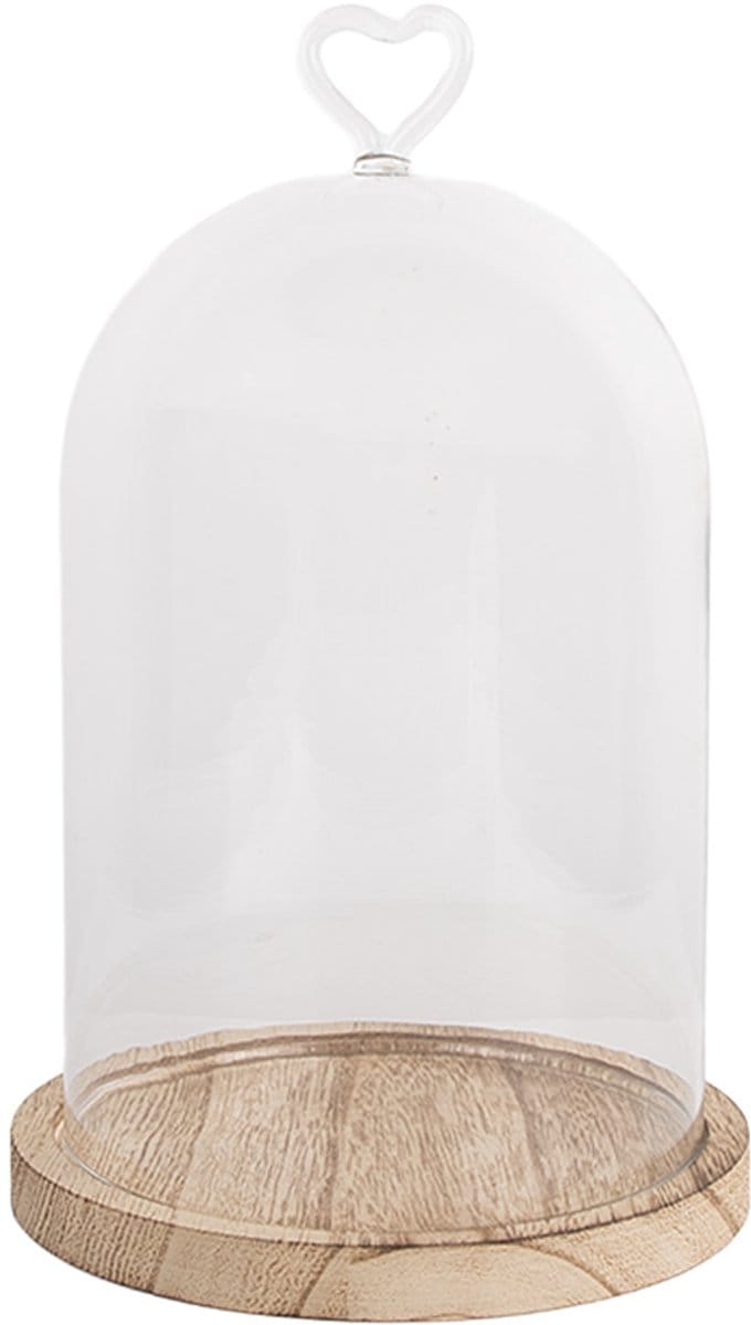 Clayre & Eef Stolp Ø 14x22 cm Transparant Glas