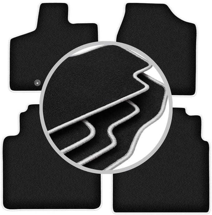 CARLUX-SILVER automatten voor: Chrysler Voyager V minivan (2008-2016)