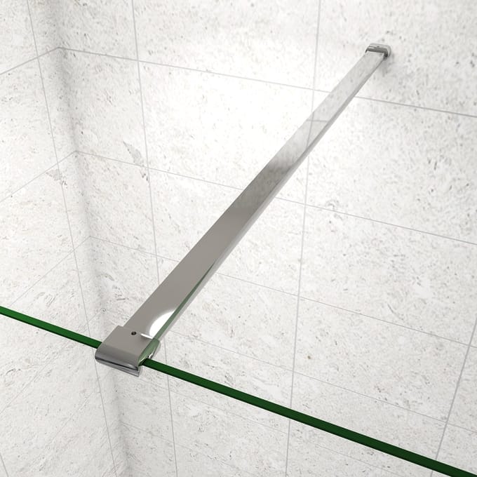 Stabilisatiestang 140 cm douchewand,voor glasdikte 6-8mm.