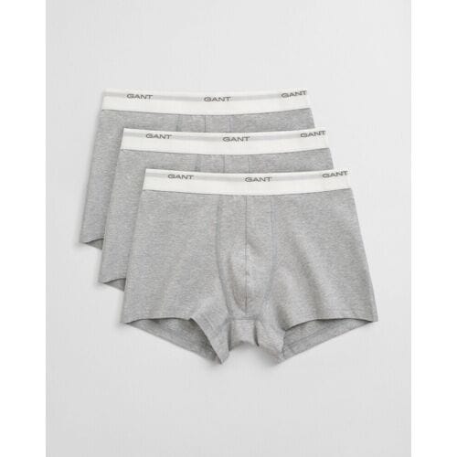 Gant Ondermode Core Trunk 3Pack Licht Grijs / male