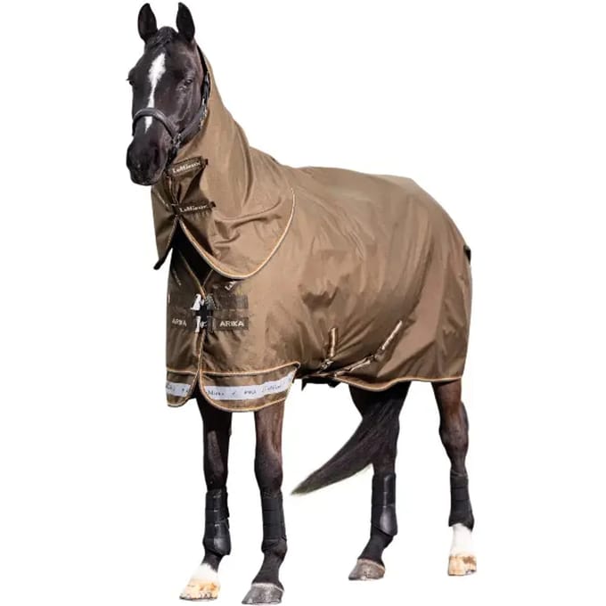 Waterdichte paardendeken met halsbedekking LeMieux Arika Ripstop 200g