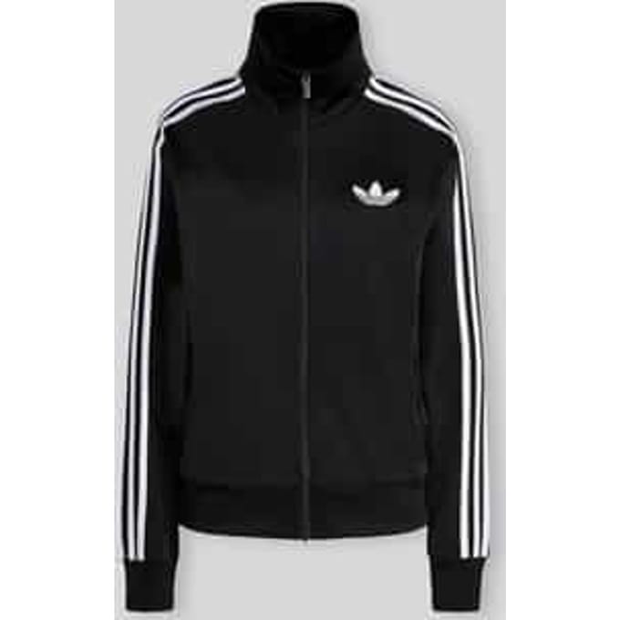 relaxed fit sweatjack met gestikt logo