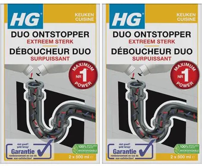HG Duo ontstopper 2 stuks -