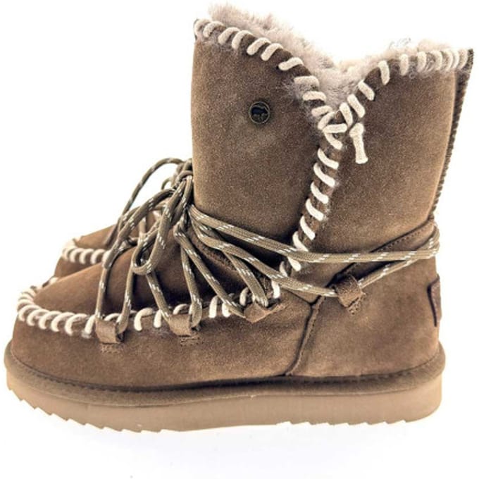 Warmbat Waturra Suede lace boot Dames Laarzen - Mud