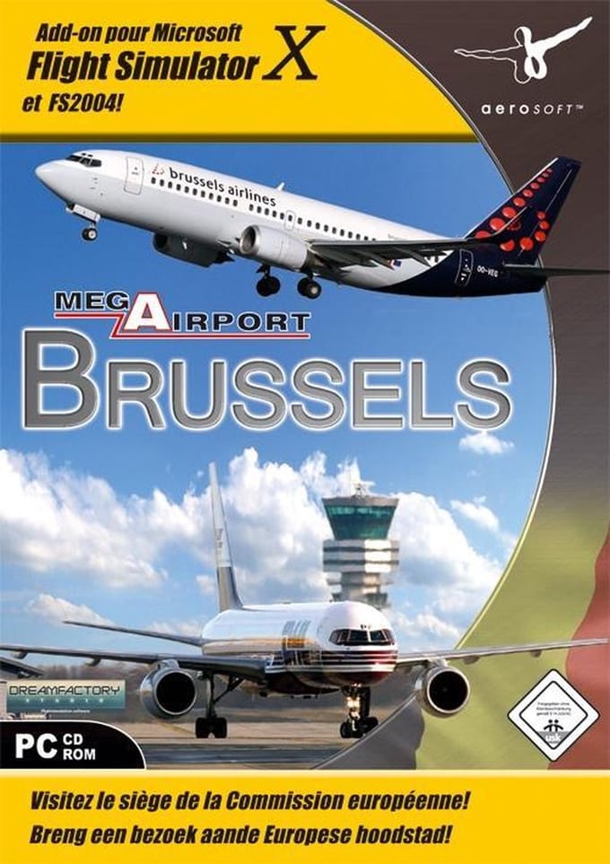 Mega Airport Brussel (fs X + 2004 Add-On)