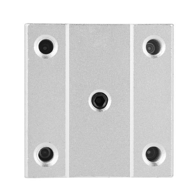 Lot de 4 roulements à mouvement linéaire ouvert SBR20UU, bloc coulissant pour imprimante 3D, pièces CNC 20 x 39 x 11 mm white