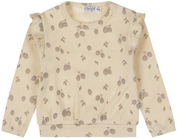 Dirkje Meisjes Loose Fit Trui - Off white