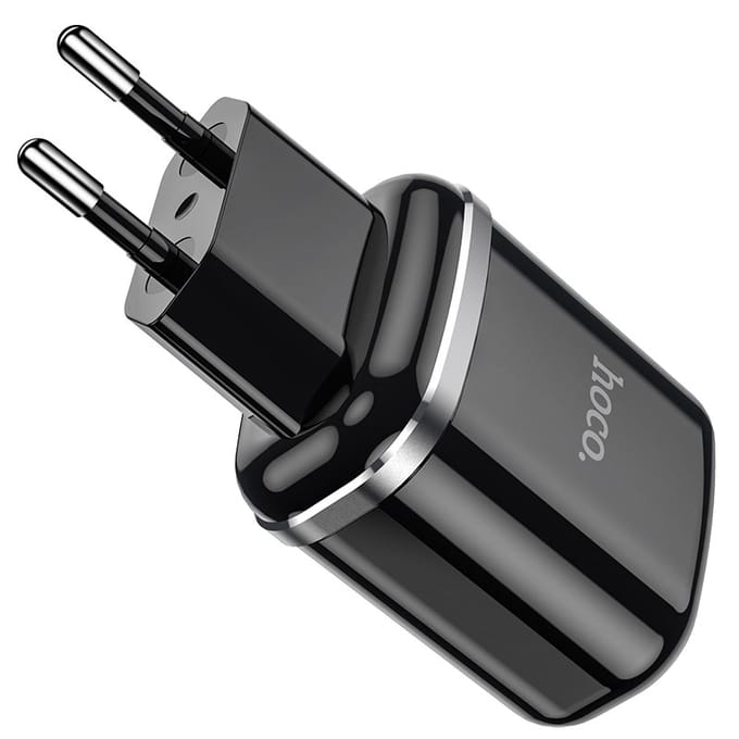Hoco N4 Dual Port Charger - Zwart