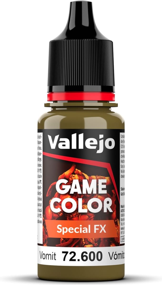 Vallejo Hobbyverf Acrylverf - 72600 Special Fx - Vomit - Acryl - Verf flesje - 18 ml