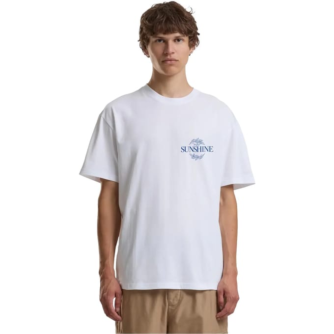 Mister Tee - Perfect Sunshine Oversize Heren Tshirt - S - Wit