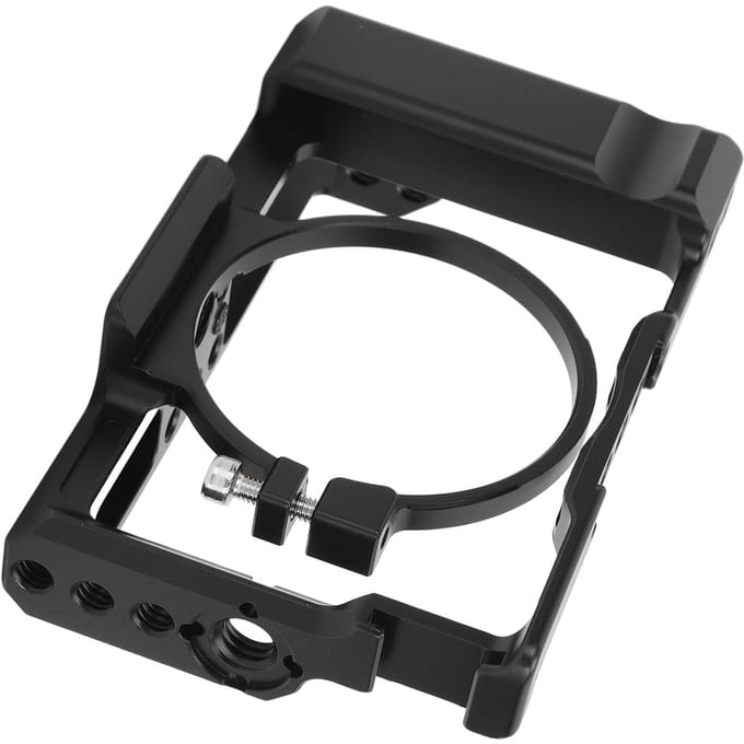 Camera Kooi Aluminium Camera Kooi Camera Accessoires met Koude Schoen Mount voor RX100 M1 M2 M3 M4 M5 M6 M7 black