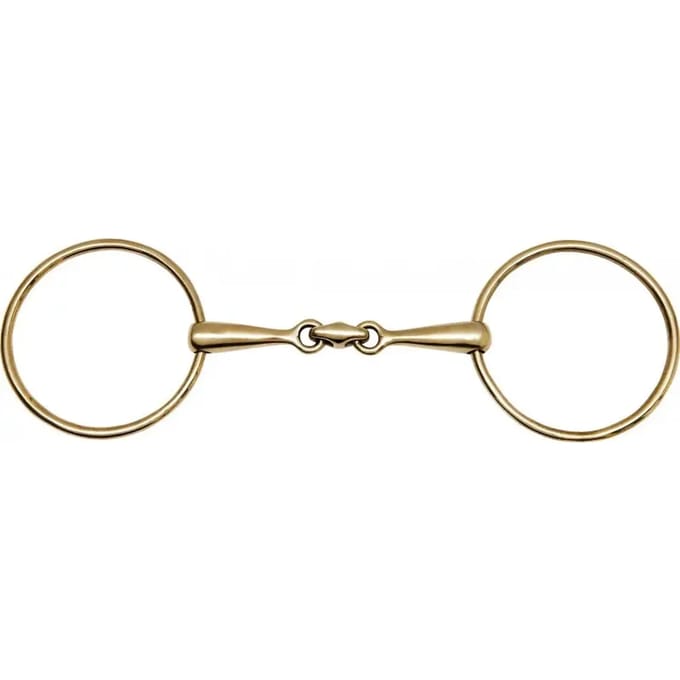 2 grote ringen nikkel zilver paardenbit Feeling Anatomic