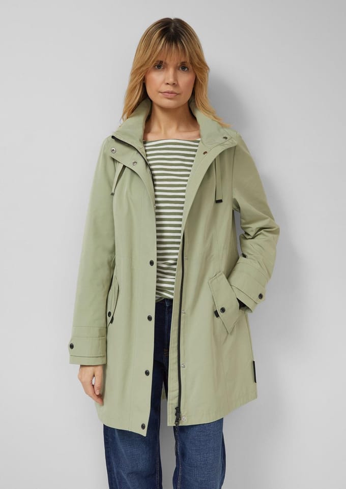 s.Oliver - female - Parka met capuchon en verstelbare taille