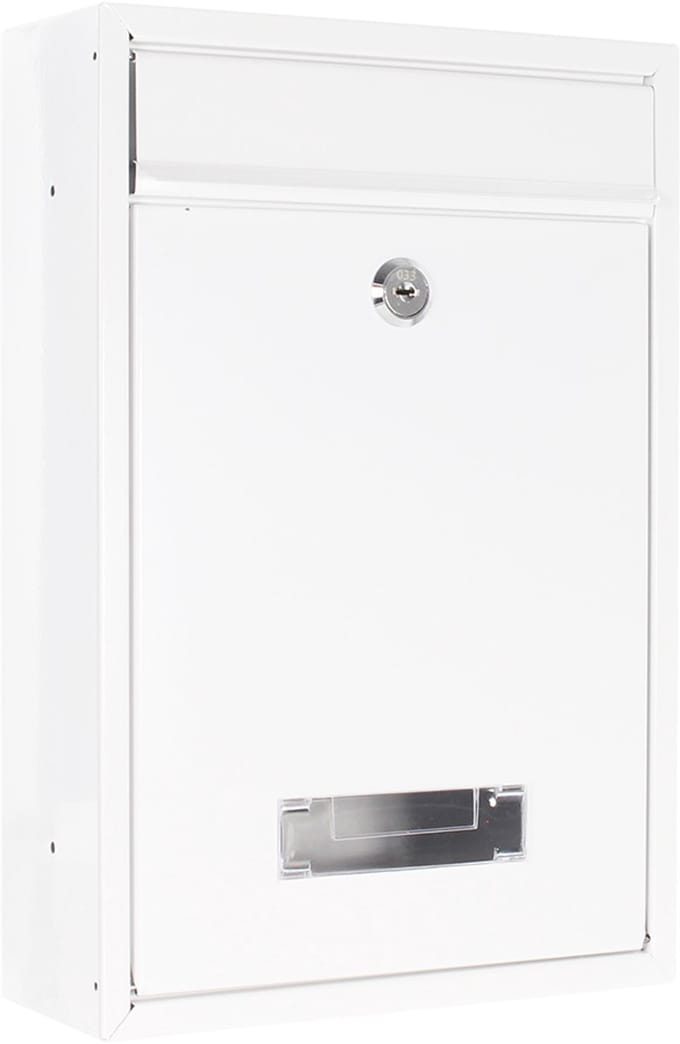Rottner Brievenbus Tarvis - Wit - 32x21,5x9cm