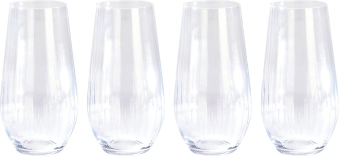 Atmos Fera Longdrink glazen - 10x stuks - kristalglas - 580 ml - sap/water glas drinkglazen