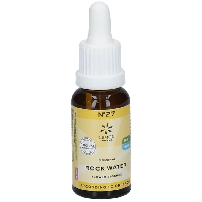 Bach Bloesem Bio N°27 Rock Water 20 Druppels