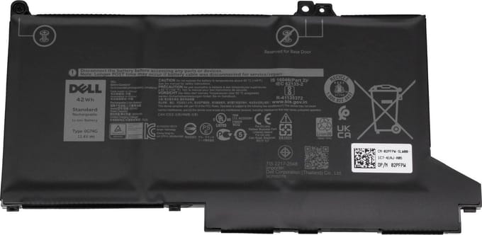 Dell 2PFPW Batterij - 42Wh - 11,4V (3Cell)