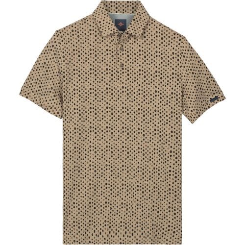 Baileys Polo Two-Tone Piqué 3-Colored Dots Zand / male