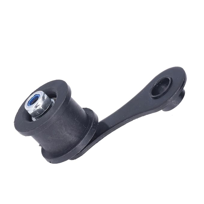 Motorfietskettingrolspanner met veer voor straat, dirt, pit, ATV, quad, scooter black