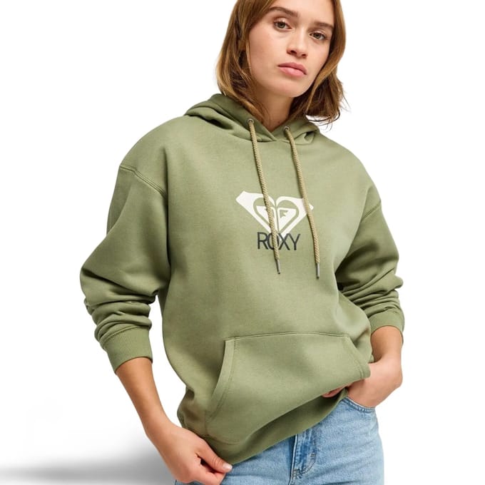 Dames Hoodie Roxy Surf Stoked Brushed Art