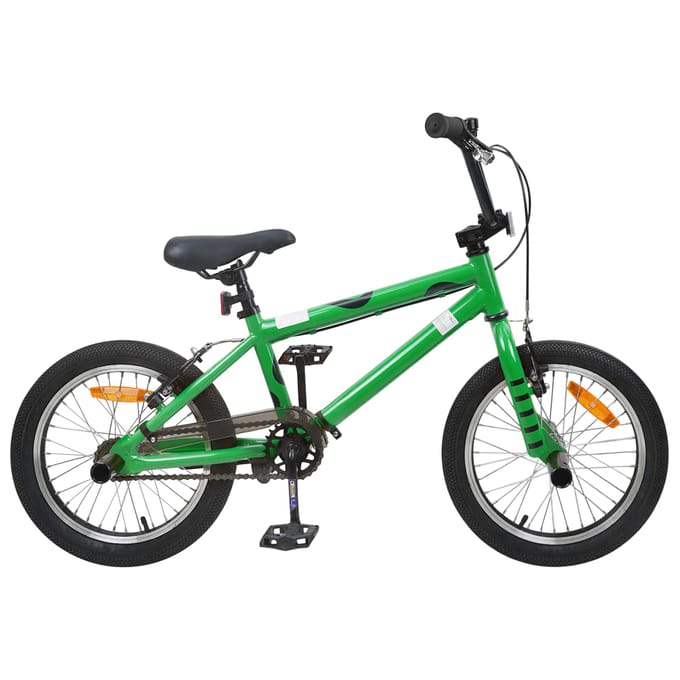 vidaXL - BMX - Fiets - 16 - Inch - voor - 5-8 - jaar - oud - Groen