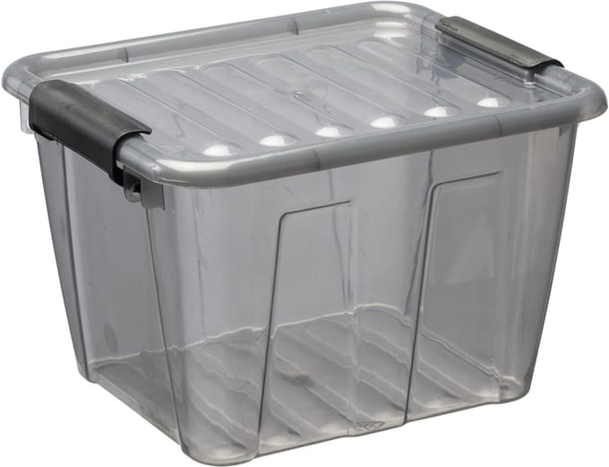 Opbergdoos HOME BOX, 3,0 liter, grijs