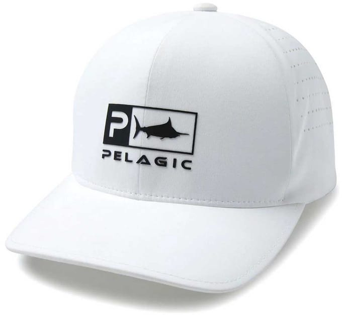 Pelagic Delta Flexfit Pet Wit S-M Man,Vrouw
