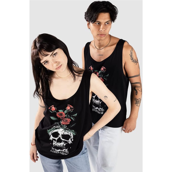 A Lost Cause Crown Tanktop zwart