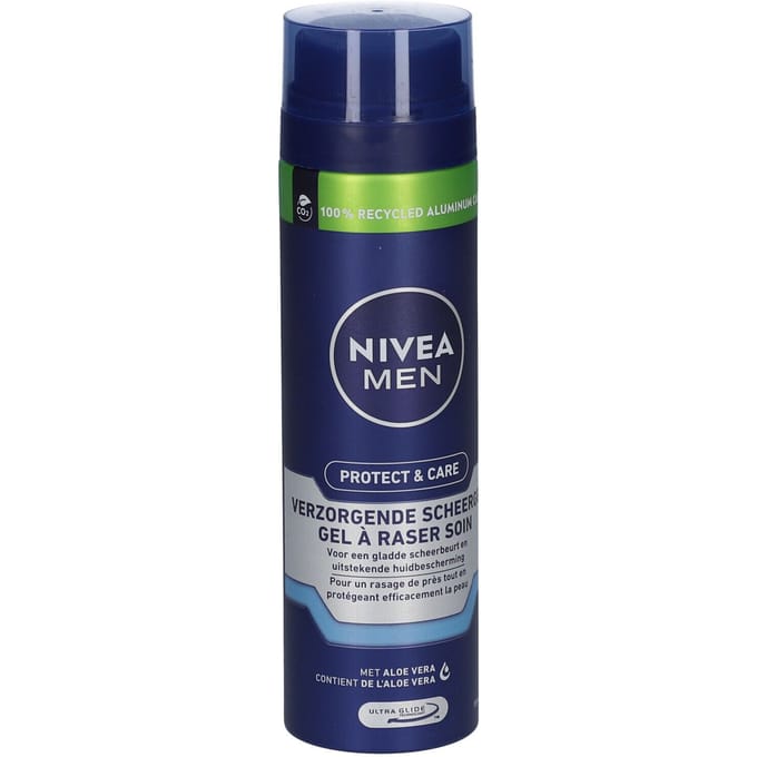 NIVEA MEN Hydrocare Scheergel - Met Aloë Vera en Vitamine B5 - Hydraterend Shaving Gel - 200 ml